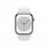 Watch Series 8, 41 мм, корпус из алюминия серебристого цвета, спортивный ремешок белого цвета